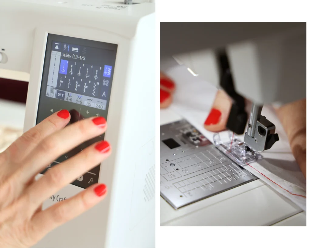 sivalni in vezilni stroj janome memory craft 1000 moja izkusnja sivalna tehnika nika veger beautyfull blog nastavlkjiva pozicija igle šivanje na robu