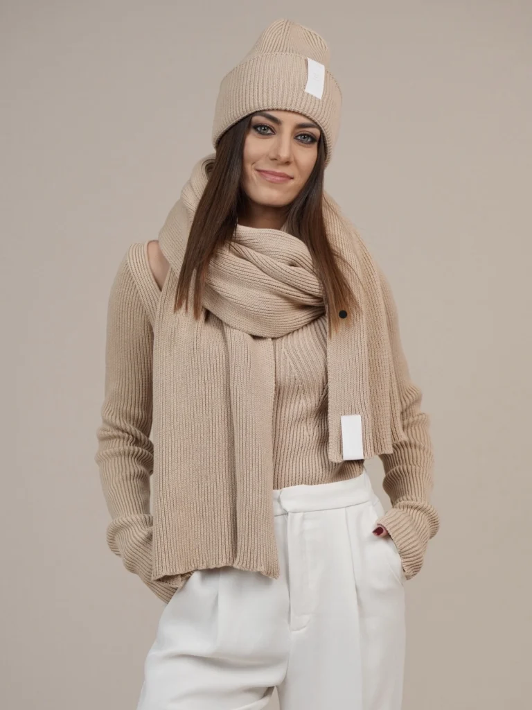 Minimalist and versatile knitwear from The Base Label, perfect for layering.