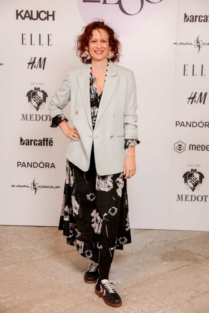 Nika Veger v obleki Maja Štamolj Elle Dialog 2026