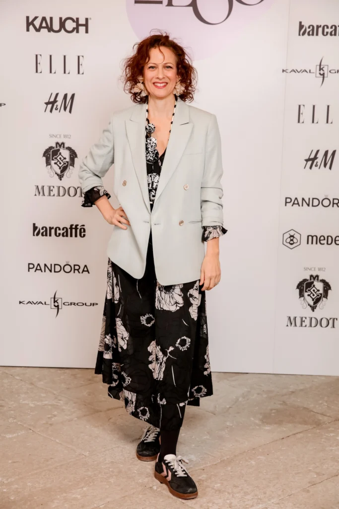 Nika Veger v obleki Maja Štamolj Elle Dialog 2026