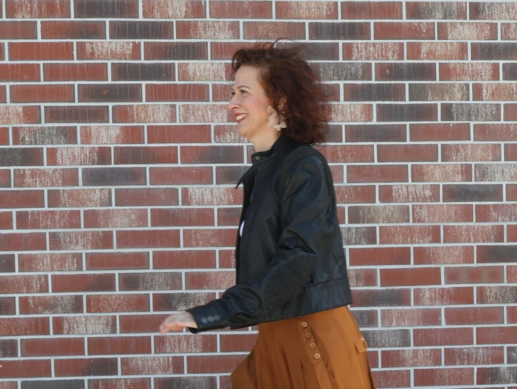 nežno rabljena second hand usnjena jakna