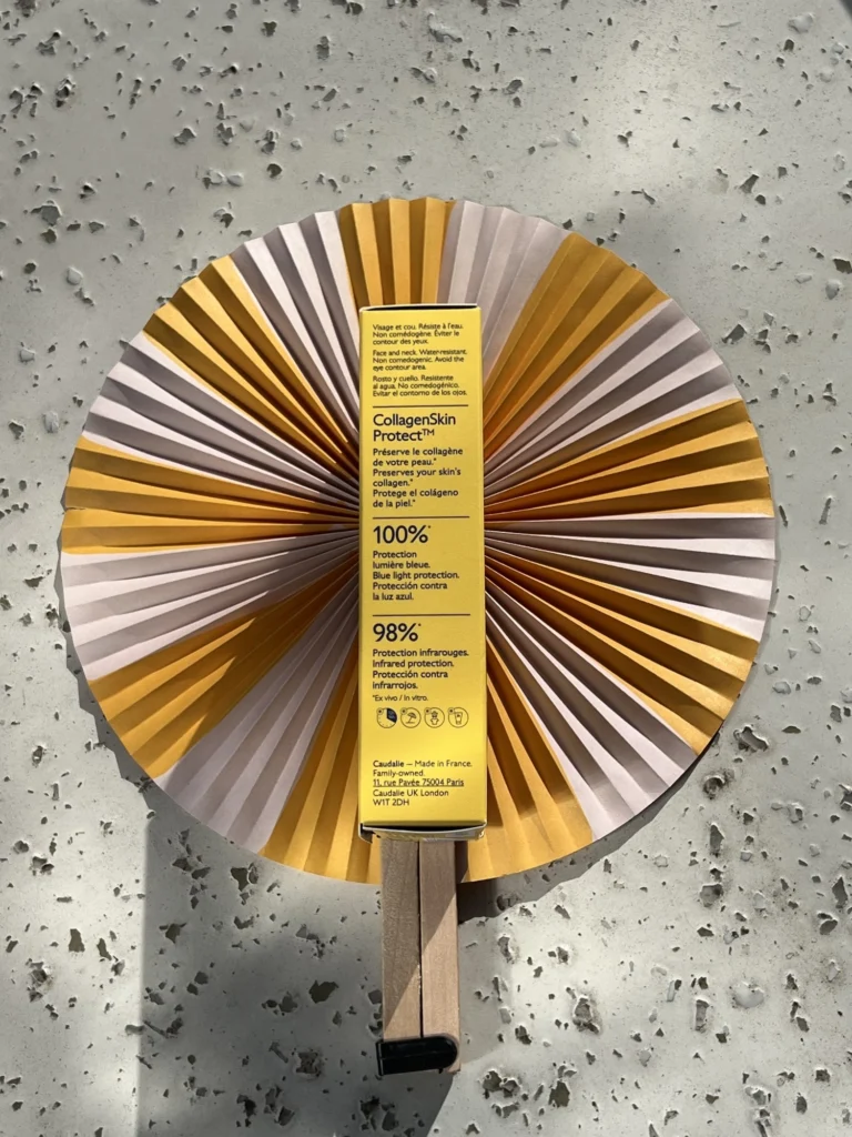 Embalaža Caudalie sun anti-age kreme za obraz spf 50 oznake 