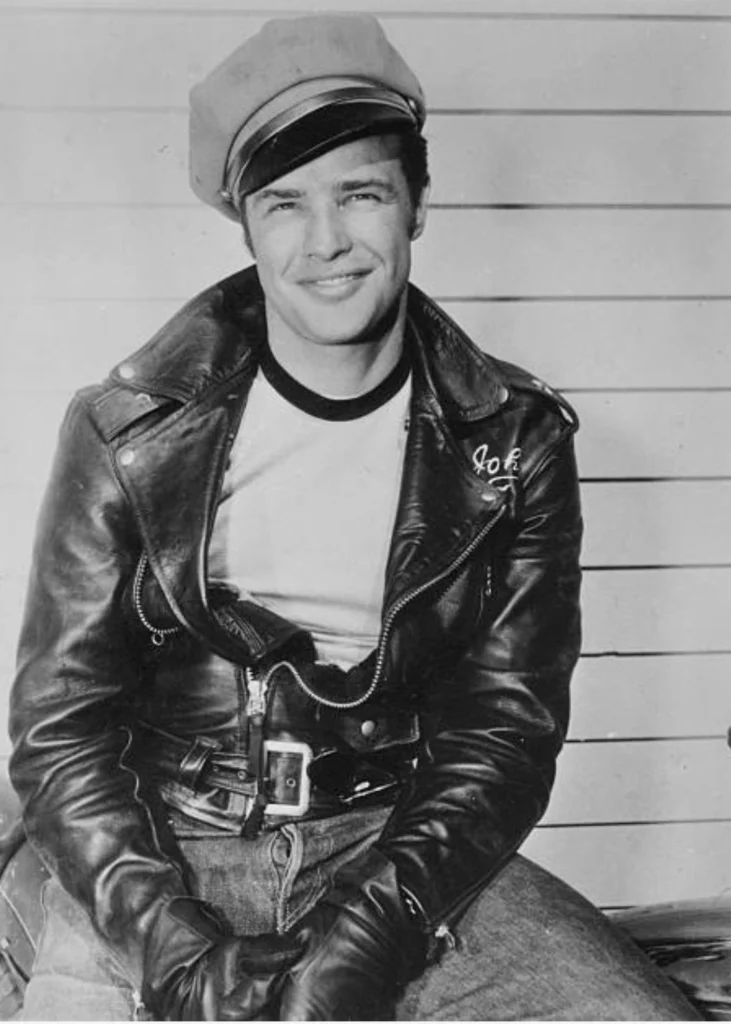 marlob brando the wild one usnjena jakna